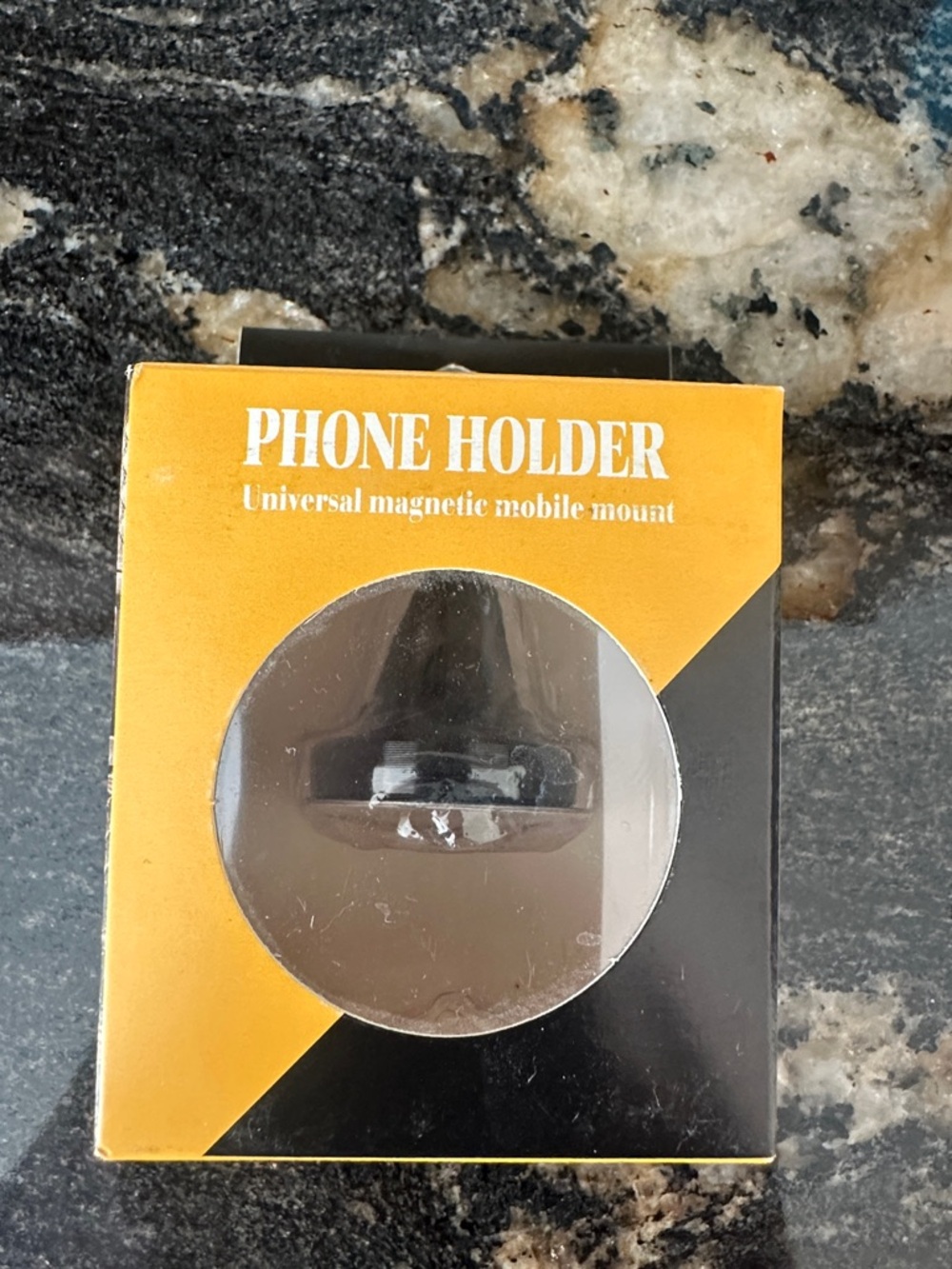 Magnetic Car Phone Holder Mount - Black